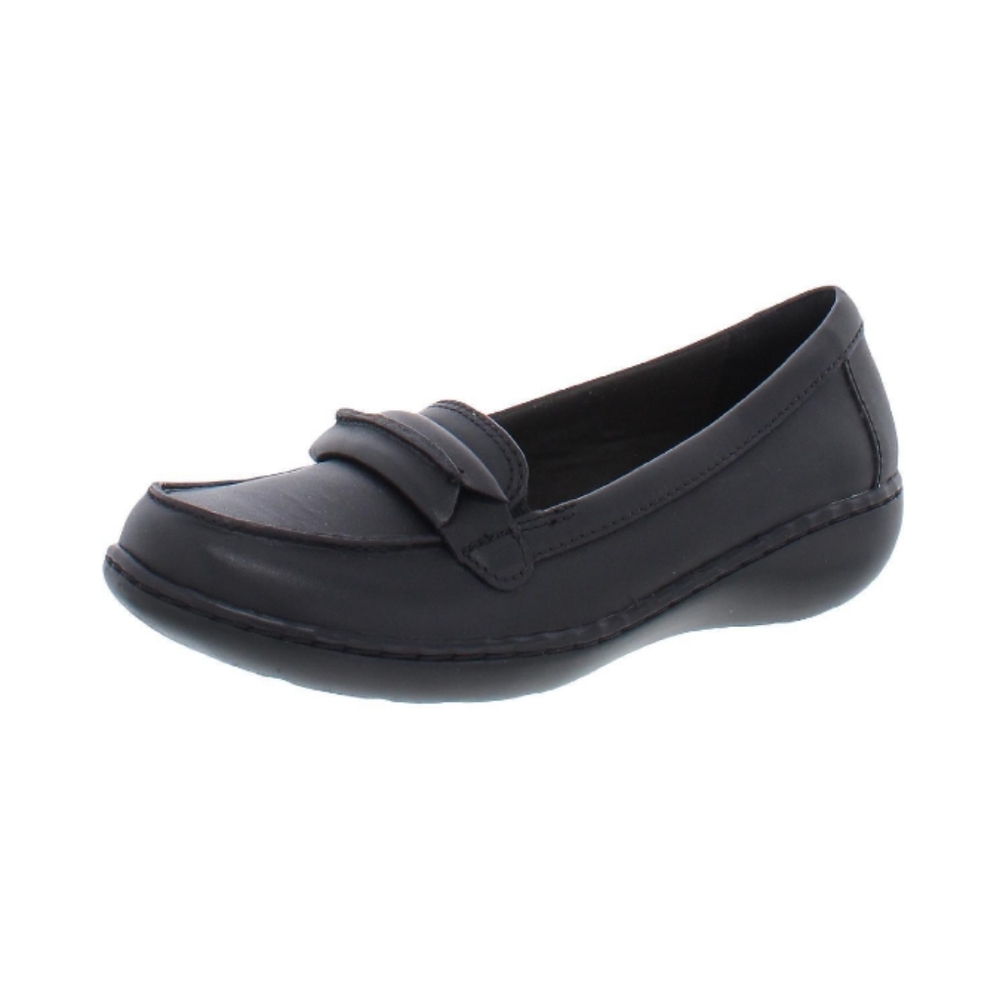 Clarks Ashland Lily Loafers Size 11 Black Flats
